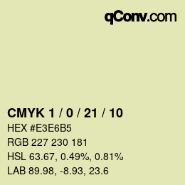 Color code: CMYK 1 / 0 / 21 / 10 | qconv.com