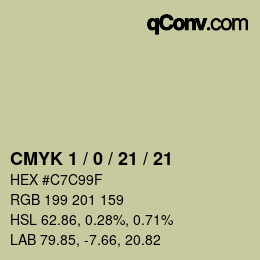 Color code: CMYK 1 / 0 / 21 / 21 | qconv.com