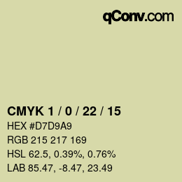 Color code: CMYK 1 / 0 / 22 / 15 | qconv.com