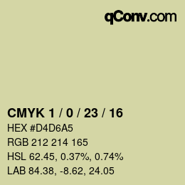 颜色代码: CMYK 1 / 0 / 23 / 16 | qconv.com
