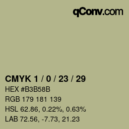 カラーコード: CMYK 1 / 0 / 23 / 29 | qconv.com