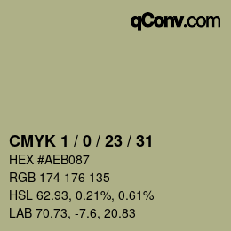 Color code: CMYK 1 / 0 / 23 / 31 | qconv.com