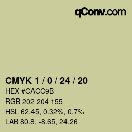 Color code: CMYK 1 / 0 / 24 / 20 | qconv.com