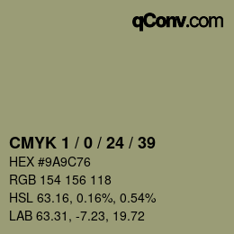 Color code: CMYK 1 / 0 / 24 / 39 | qconv.com