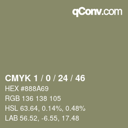 Color code: CMYK 1 / 0 / 24 / 46 | qconv.com