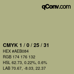 Color code: CMYK 1 / 0 / 25 / 31 | qconv.com