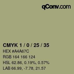 Color code: CMYK 1 / 0 / 25 / 35 | qconv.com