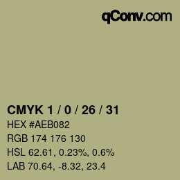 カラーコード: CMYK 1 / 0 / 26 / 31 | qconv.com