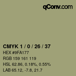 Color code: CMYK 1 / 0 / 26 / 37 | qconv.com