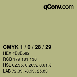 Color code: CMYK 1 / 0 / 28 / 29 | qconv.com