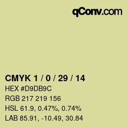 Color code: CMYK 1 / 0 / 29 / 14 | qconv.com