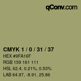 Color code: CMYK 1 / 0 / 31 / 37 | qconv.com