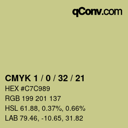 Color code: CMYK 1 / 0 / 32 / 21 | qconv.com