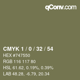 Color code: CMYK 1 / 0 / 32 / 54 | qconv.com