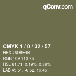 Color code: CMYK 1 / 0 / 32 / 57 | qconv.com