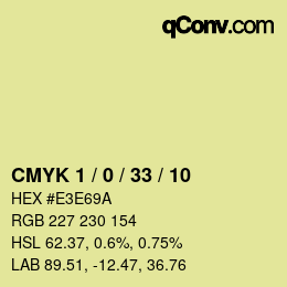 Color code: CMYK 1 / 0 / 33 / 10 | qconv.com