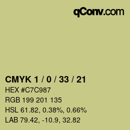 颜色代码: CMYK 1 / 0 / 33 / 21 | qconv.com