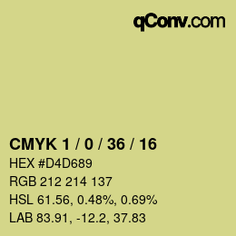 Color code: CMYK 1 / 0 / 36 / 16 | qconv.com