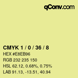 Color code: CMYK 1 / 0 / 36 / 8 | qconv.com