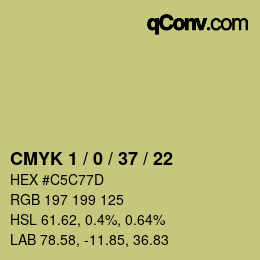 Color code: CMYK 1 / 0 / 37 / 22 | qconv.com