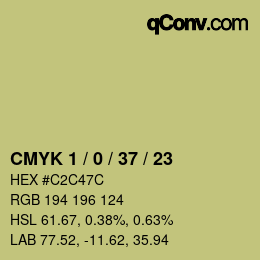 Color code: CMYK 1 / 0 / 37 / 23 | qconv.com