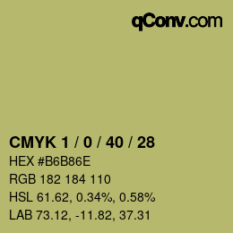 Color code: CMYK 1 / 0 / 40 / 28 | qconv.com