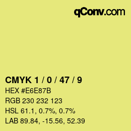Color code: CMYK 1 / 0 / 47 / 9 | qconv.com