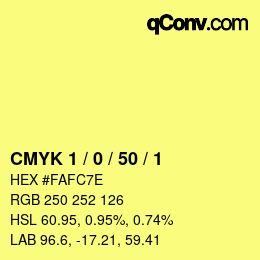 Color code: CMYK 1 / 0 / 50 / 1 | qconv.com