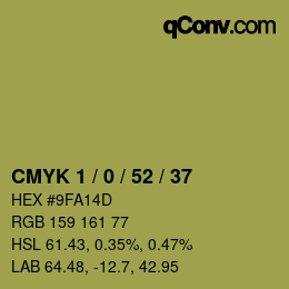 Color code: CMYK 1 / 0 / 52 / 37 | qconv.com