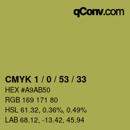 Color code: CMYK 1 / 0 / 53 / 33 | qconv.com