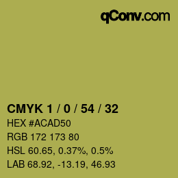 Color code: CMYK 1 / 0 / 54 / 32 | qconv.com