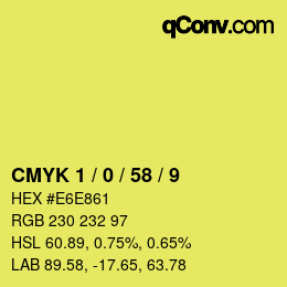 Color code: CMYK 1 / 0 / 58 / 9 | qconv.com