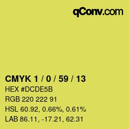 Color code: CMYK 1 / 0 / 59 / 13 | qconv.com