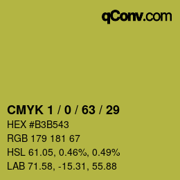 Color code: CMYK 1 / 0 / 63 / 29 | qconv.com
