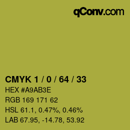 Color code: CMYK 1 / 0 / 64 / 33 | qconv.com