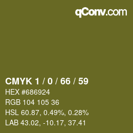 Color code: CMYK 1 / 0 / 66 / 59 | qconv.com