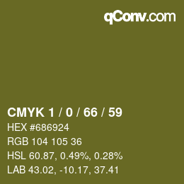 Color code: CMYK 1 / 0 / 66 / 59 | qconv.com