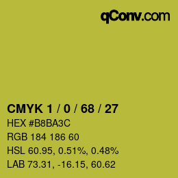 Color code: CMYK 1 / 0 / 68 / 27 | qconv.com