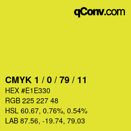 Color code: CMYK 1 / 0 / 79 / 11 | qconv.com