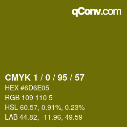 Color code: CMYK 1 / 0 / 95 / 57 | qconv.com