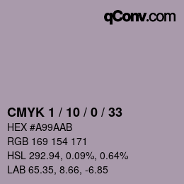 Color code: CMYK 1 / 10 / 0 / 33 | qconv.com