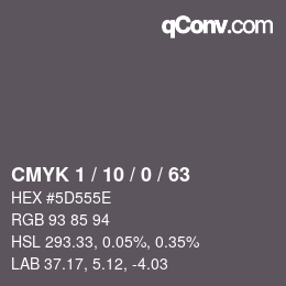 颜色代码: CMYK 1 / 10 / 0 / 63 | qconv.com