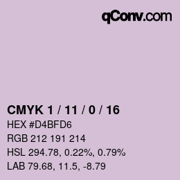 Color code: CMYK 1 / 11 / 0 / 16 | qconv.com