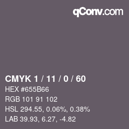 Color code: CMYK 1 / 11 / 0 / 60 | qconv.com