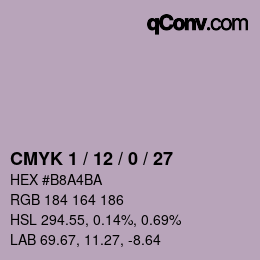 Color code: CMYK 1 / 12 / 0 / 27 | qconv.com