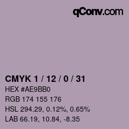 颜色代码: CMYK 1 / 12 / 0 / 31 | qconv.com