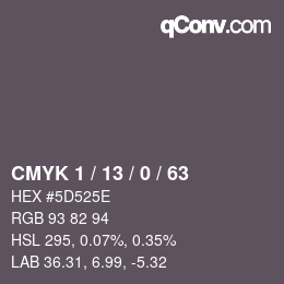 颜色代码: CMYK 1 / 13 / 0 / 63 | qconv.com