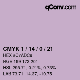 カラーコード: CMYK 1 / 14 / 0 / 21 | qconv.com