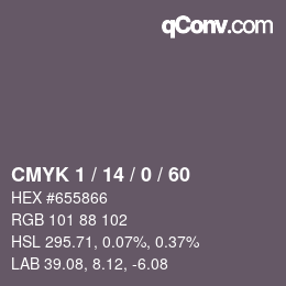 Color code: CMYK 1 / 14 / 0 / 60 | qconv.com