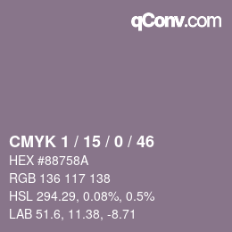 Color code: CMYK 1 / 15 / 0 / 46 | qconv.com